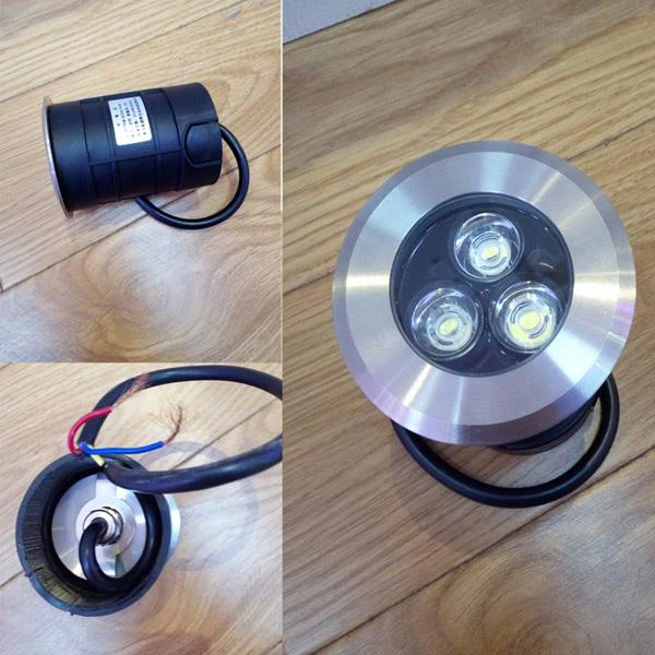 Bog'ni yoritish uchun 1-3W suv o'tkazmaydigan IP68 LED Underground Light
